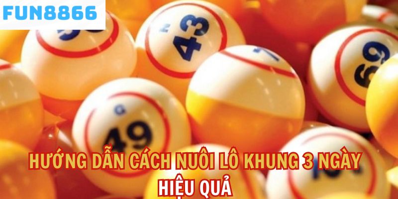 Hướng dẫn cách nuôi lô khung 3 ngày hiệu quả