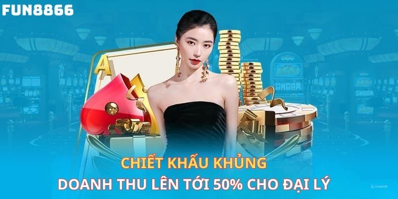 Chiết khấu khủng doanh thu lên tới 50% cho đại lý 